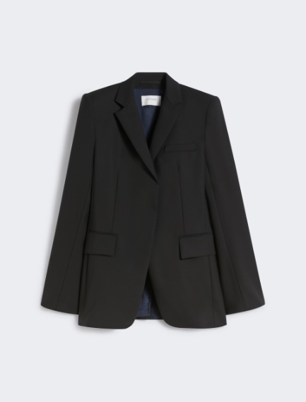 Stretch wool jacket - BLACK - Sportmax