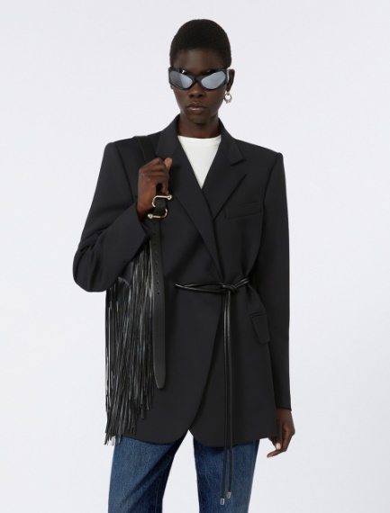 Blazer con cintura - NERO - Sportmax