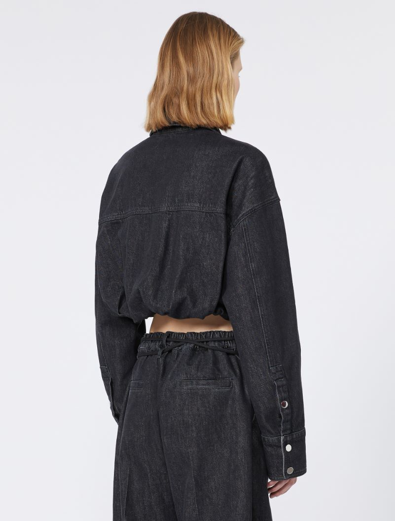 Short denim jacket - BLACK - Sportmax - 3