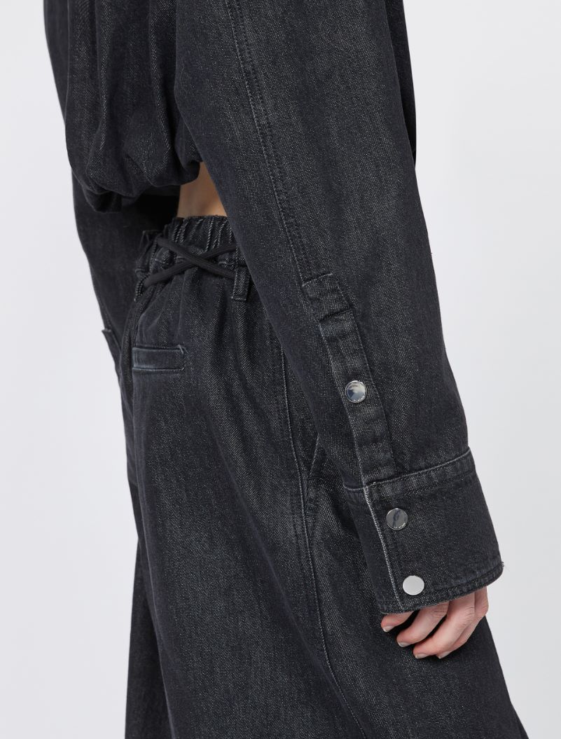 Short denim jacket - BLACK - Sportmax - 5