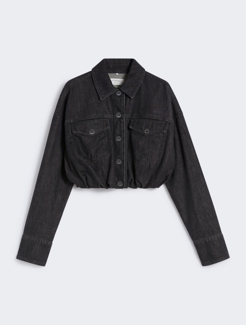 Short denim jacket - BLACK - Sportmax - 7
