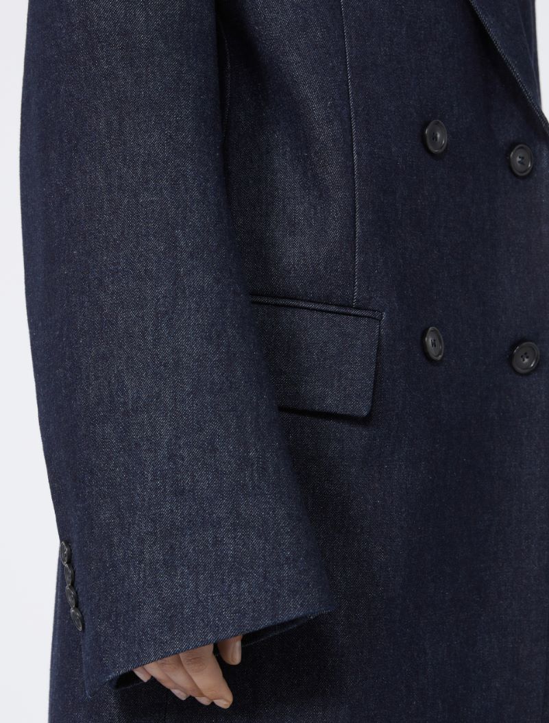 Comfort-fit denim blazer - RUNWAY - NAVY - Sportmax - 5