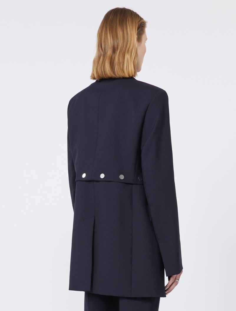 Jacket with detachable hem detail - MIDNIGHTBLUE - Sportmax - 3