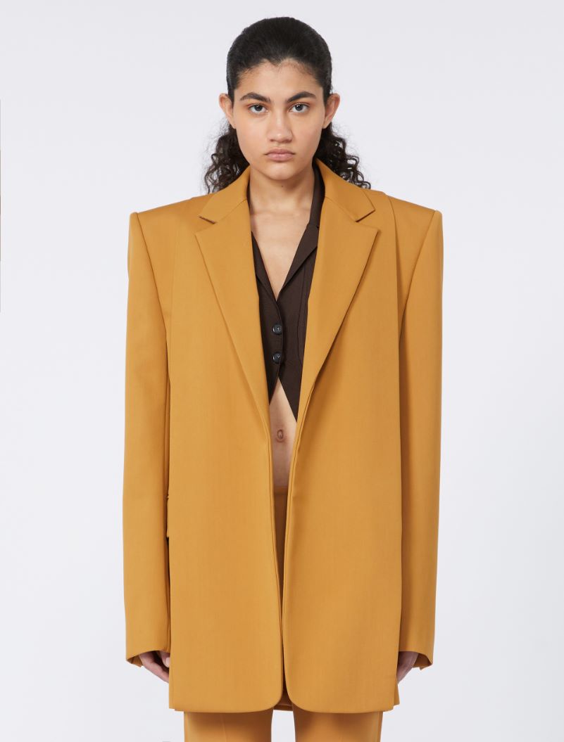 Loose wool blazer - OCHRE - Sportmax - 2