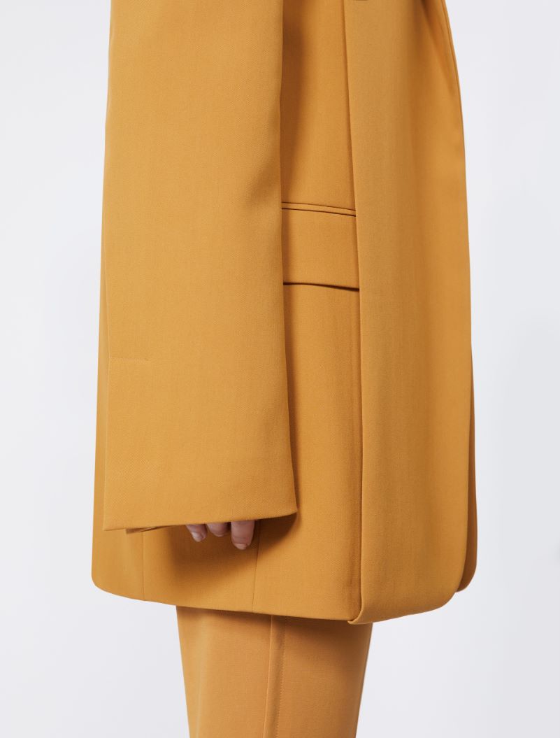 Loose wool blazer - RUNWAY - OCHRE - Sportmax - 5