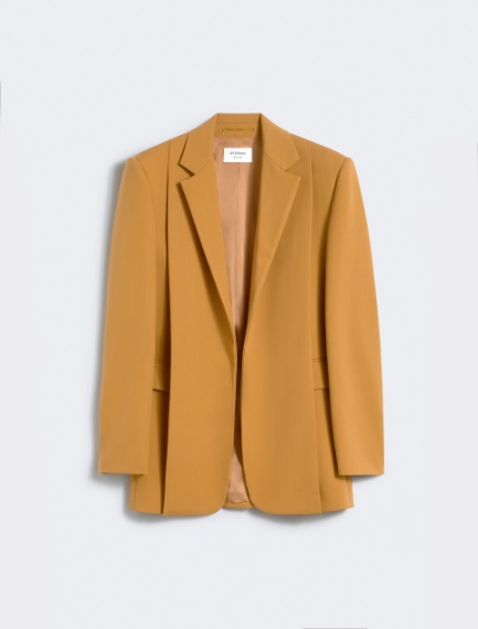 Loose wool blazer - OCHRE - Sportmax