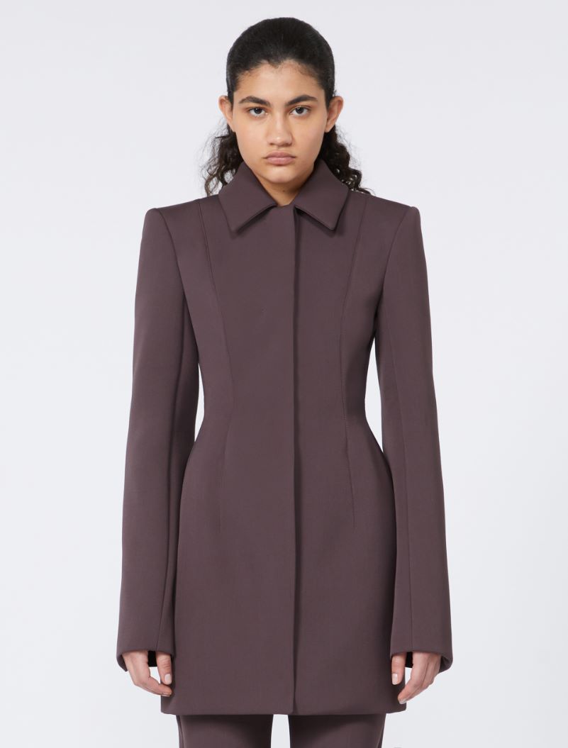Fitted wool jacket - COFFEE - Sportmax - 2