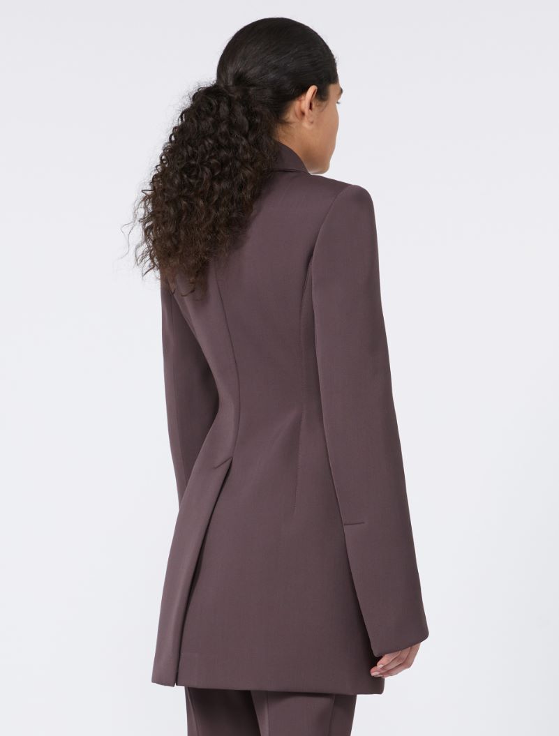 Fitted wool jacket - COFFEE - Sportmax - 3