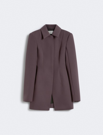 Fitted wool jacket - COFFEE - Sportmax
