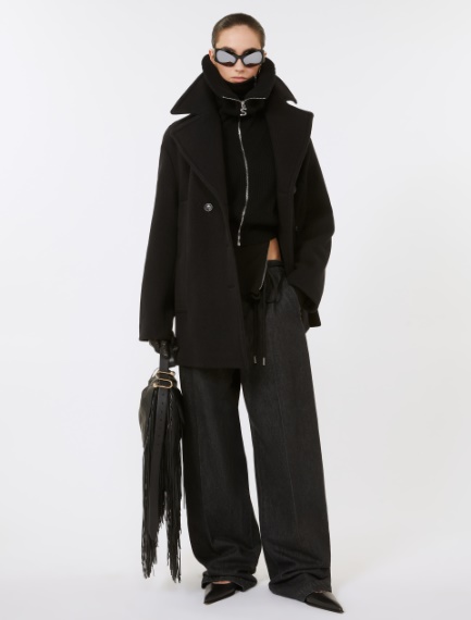 Double-breasted jacket - BLACK - Sportmax