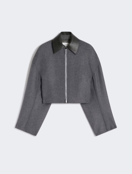 Short wool jacket - DARK GREY - Sportmax