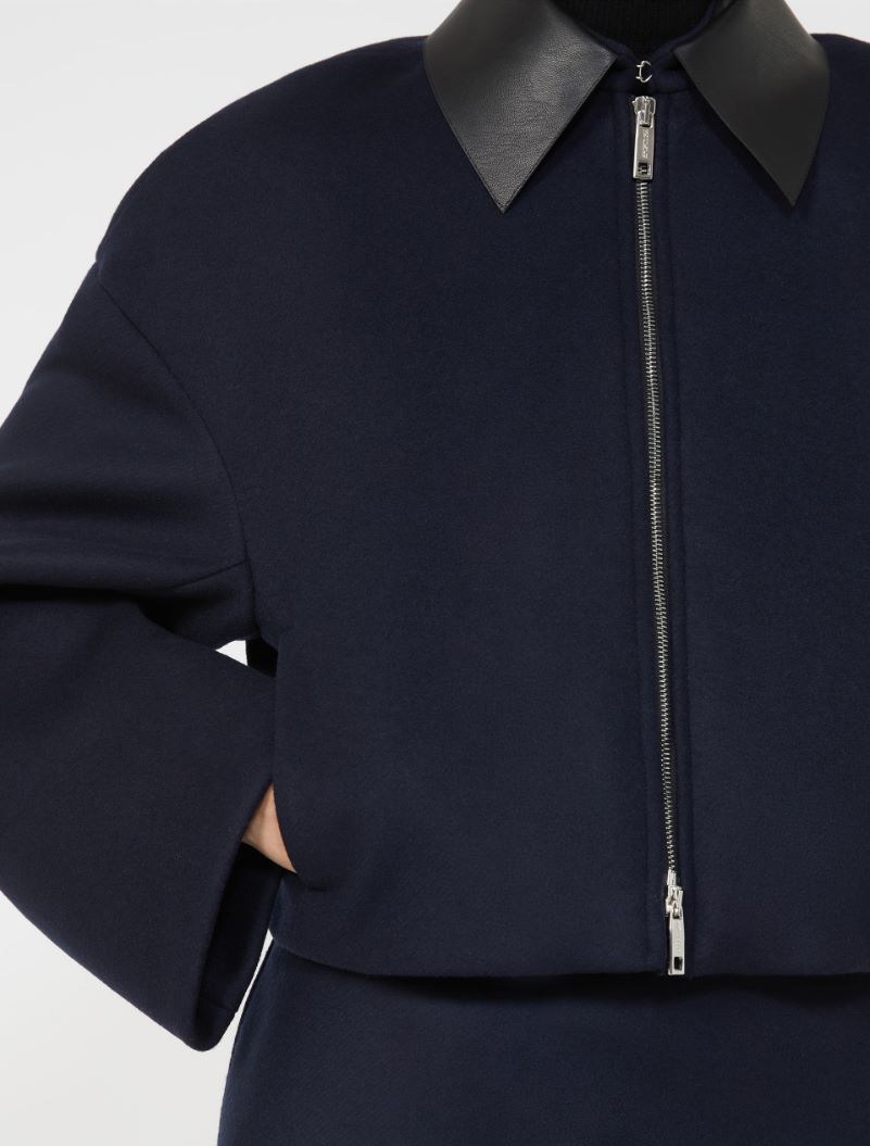 Short wool jacket - MIDNIGHTBLUE - Sportmax - 5