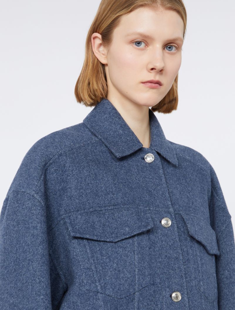 Wool jacket - RUNWAY - NAVY - Sportmax - 4