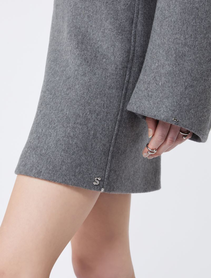 Low-rise mini skirt - DARK GREY - Sportmax - 4
