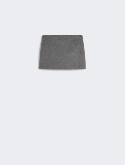 Low-rise mini skirt - DARK GREY - Sportmax