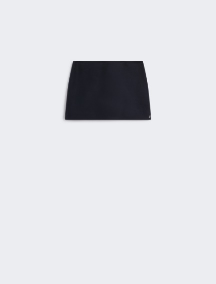Low-rise mini skirt - MIDNIGHTBLUE - Sportmax