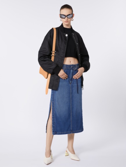 スカート SPORTMAX WOOL KNITTED SKIRT Sportmax - Laccio wool mini skirt black - The Corner