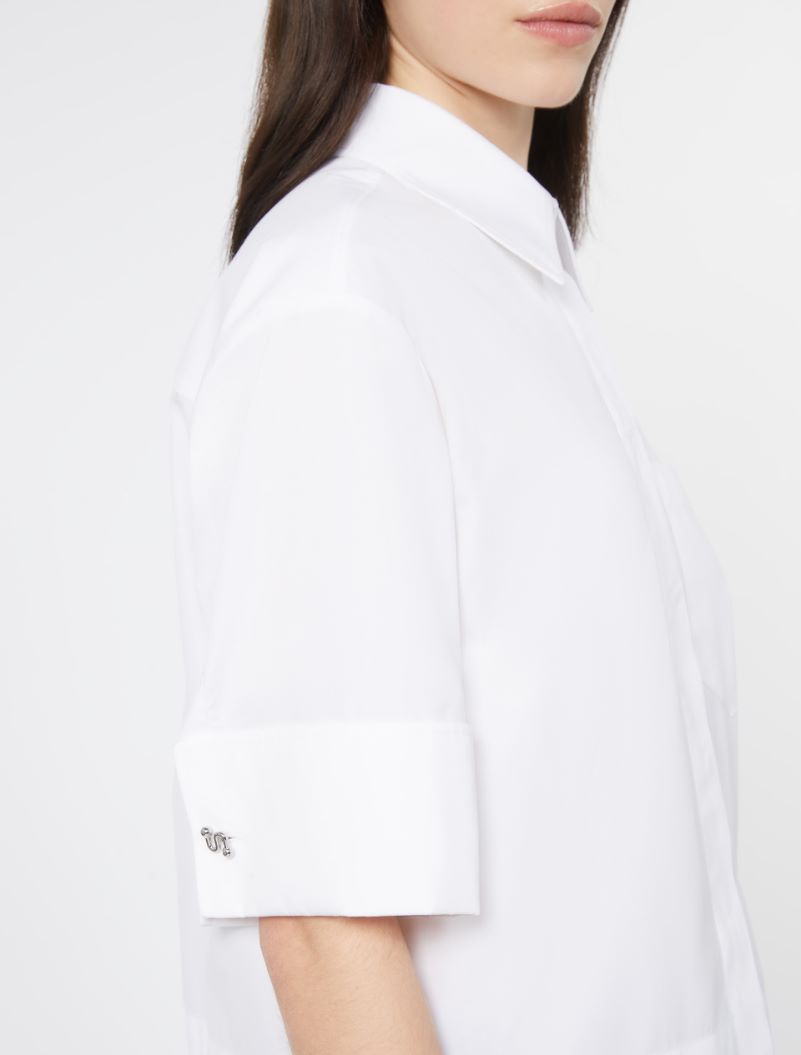 Boxy shirt - OPTICAL WHITE - Sportmax - 4