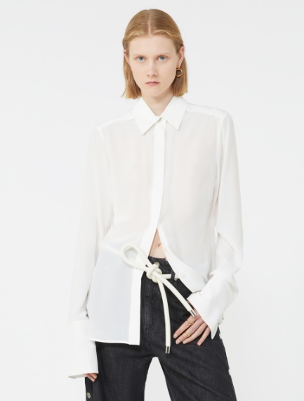 Camicia in seta - BIANCO - Sportmax