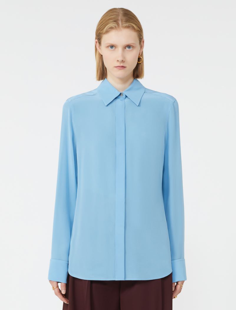 Silk shirt - LIGHT BLUE - Sportmax - 2