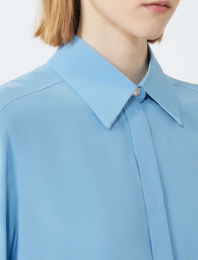 Silk shirt - LIGHT BLUE - Sportmax - 4