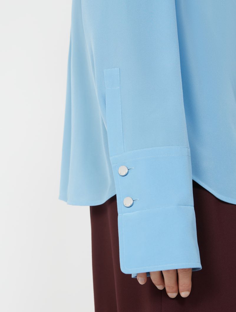 Silk shirt - LIGHT BLUE - Sportmax - 5