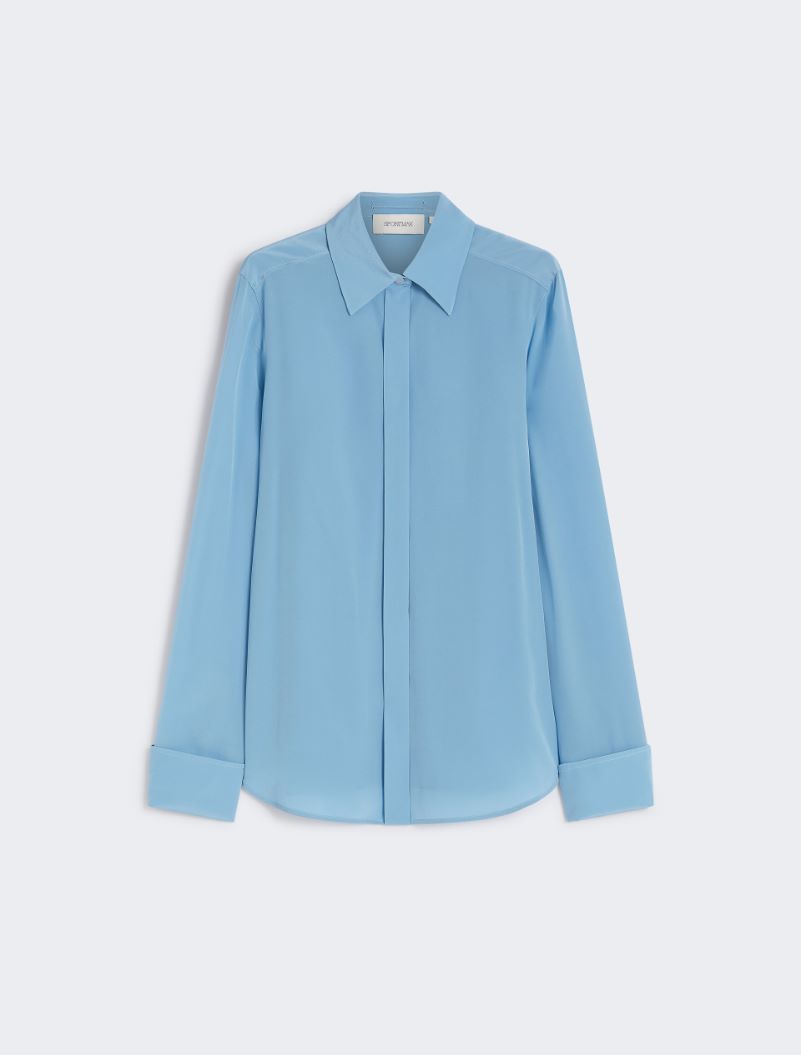 Silk shirt - LIGHT BLUE - Sportmax - 7