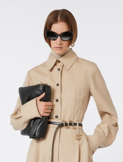 Camicia in misto lana - BEIGE - Sportmax