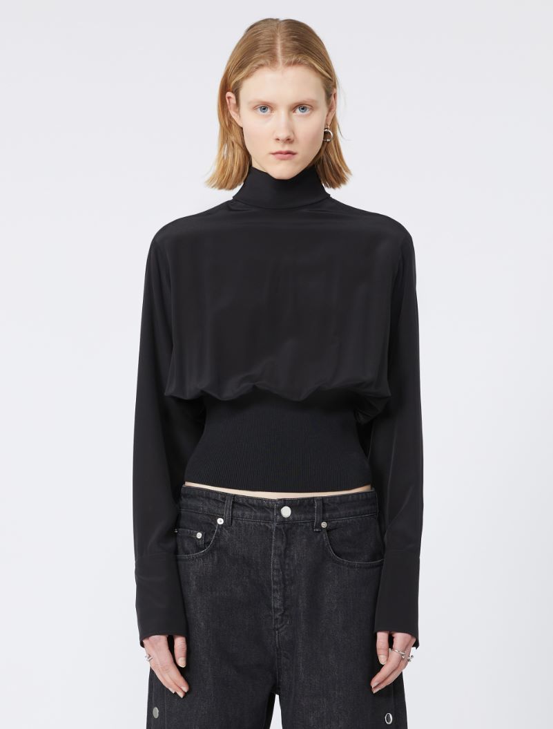 Silk blouse - BLACK - Sportmax - 2
