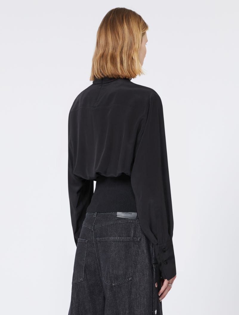 Silk blouse - BLACK - Sportmax - 3