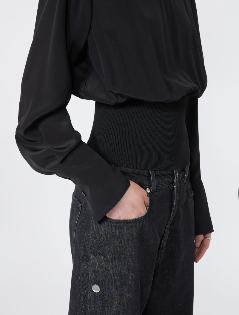 Silk blouse - BLACK - Sportmax - 4