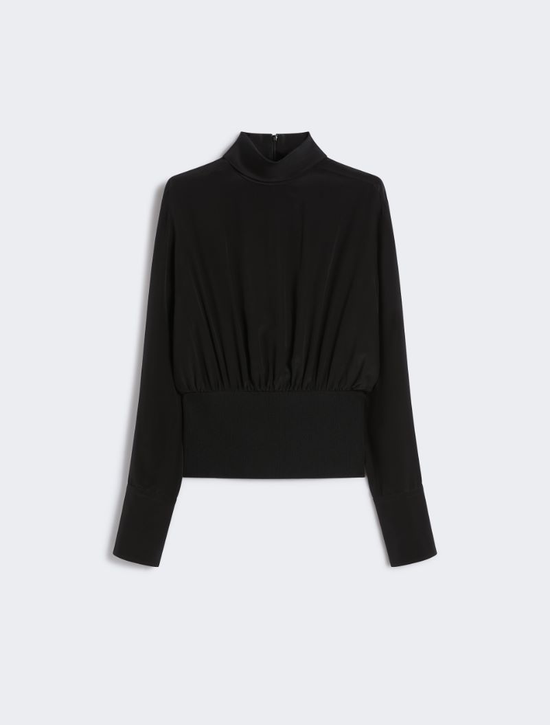 Silk blouse - BLACK - Sportmax - 6