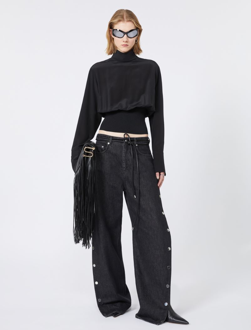 Silk blouse - BLACK - Sportmax