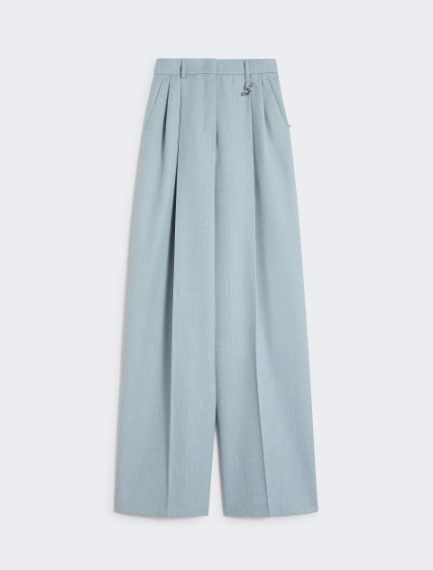 Pantalone oversize - AZZURRO - Sportmax - 6