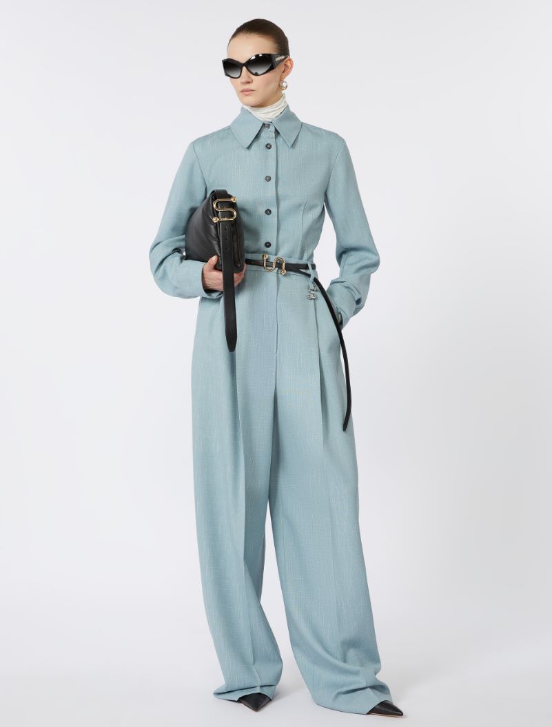 Pantalone oversize - AZZURRO - Sportmax