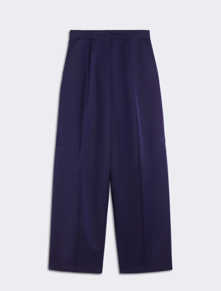 Oversize low-rise trousers - DARK VIOLET - Sportmax