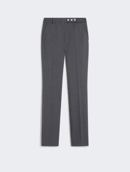Cigarette trousers - DARK GREY - Sportmax
