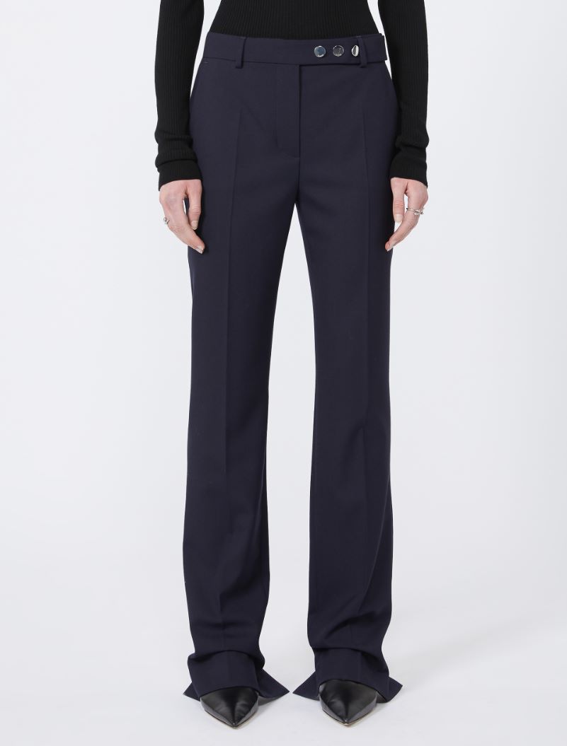 Cigarette trousers - MIDNIGHTBLUE - Sportmax - 2