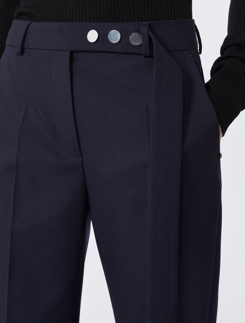 Cigarette trousers - MIDNIGHTBLUE - Sportmax - 4