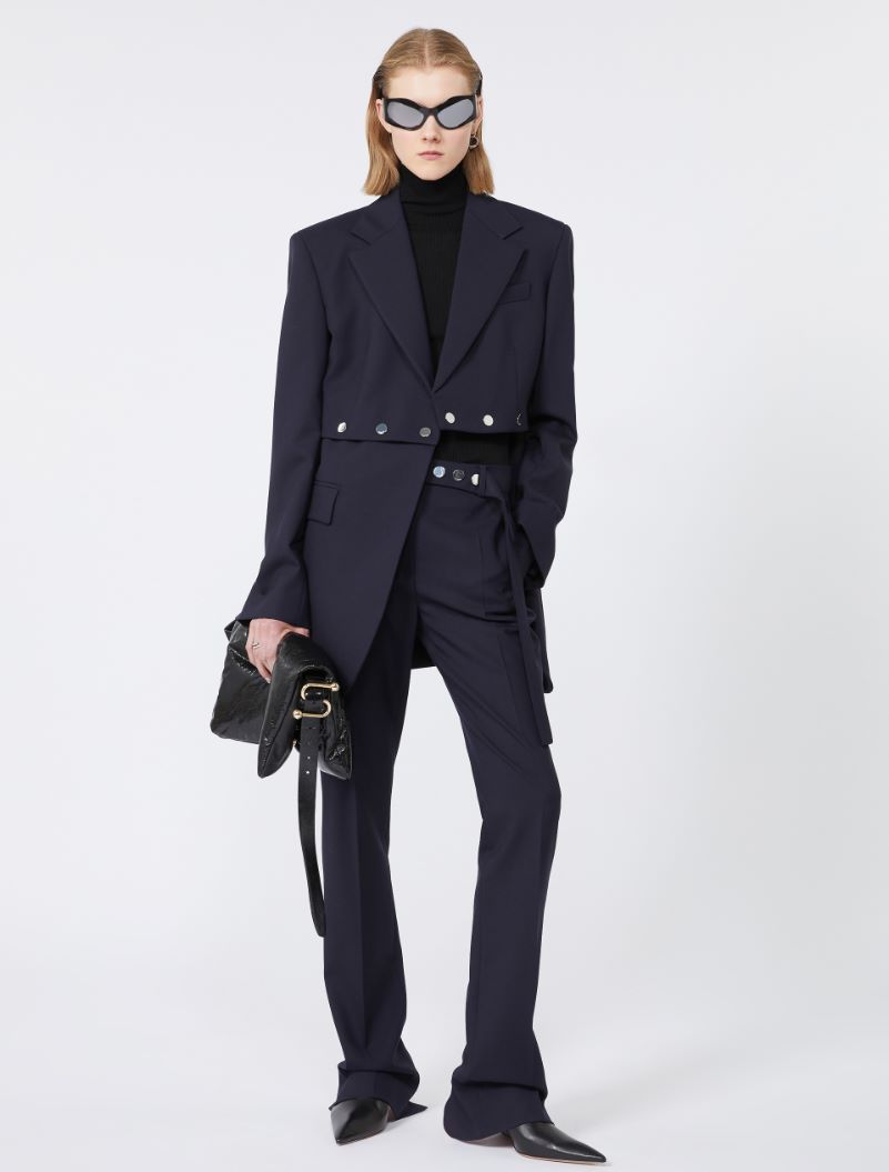Cigarette trousers - MIDNIGHTBLUE - Sportmax