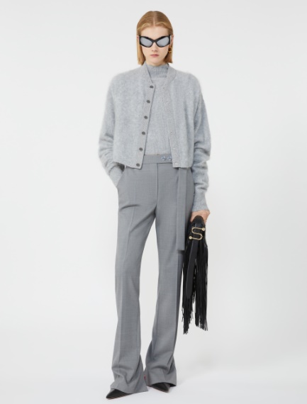 Cigarette trousers - MEDIUM GREY - Sportmax