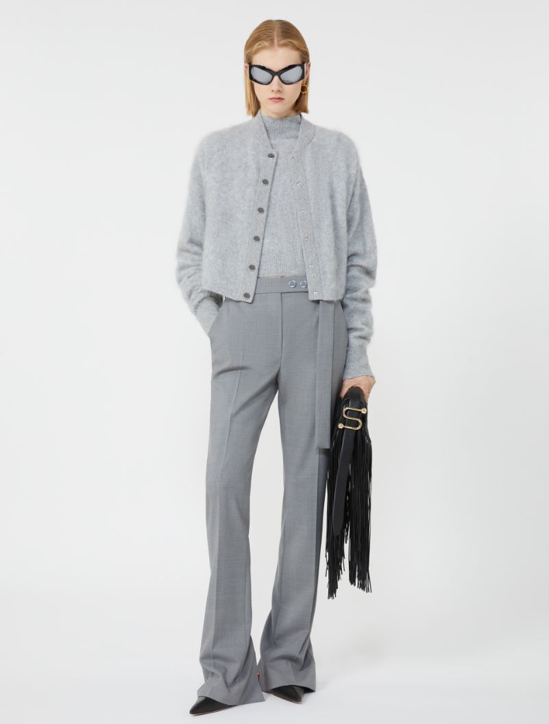 Cigarette trousers - MEDIUM GREY - Sportmax