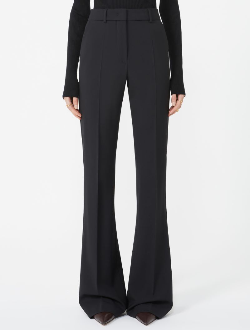 Slim flared trousers - BLACK - Sportmax - 2