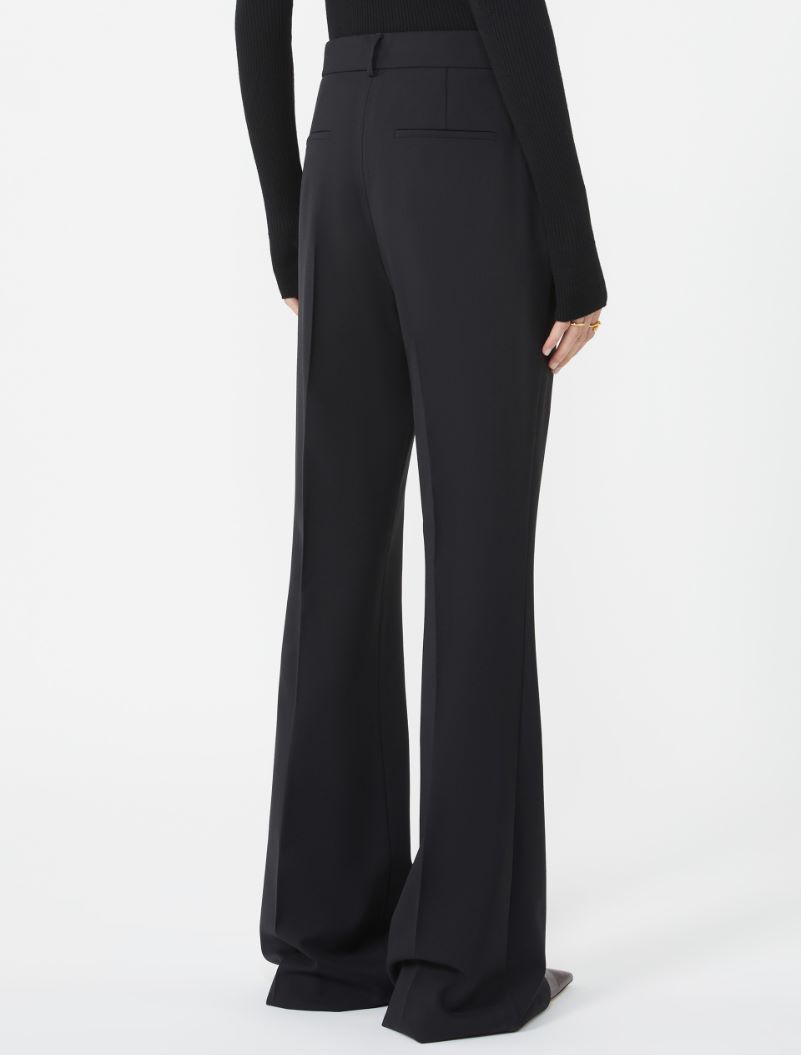 Slim flared trousers - BLACK - Sportmax - 3