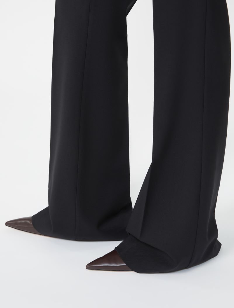 Slim flared trousers - BLACK - Sportmax - 5