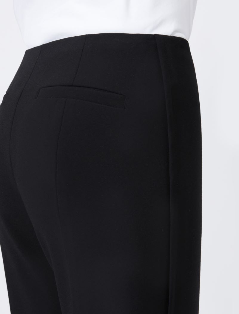 Low-rise stretch trousers - BLACK - Sportmax - 4