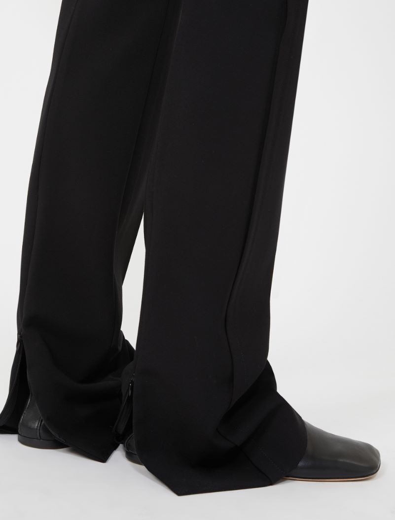 Low-rise stretch trousers - RUNWAY - BLACK - Sportmax - 5