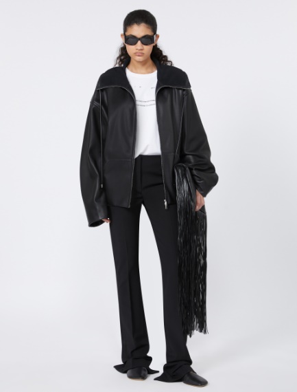 Low-rise stretch trousers - BLACK - Sportmax