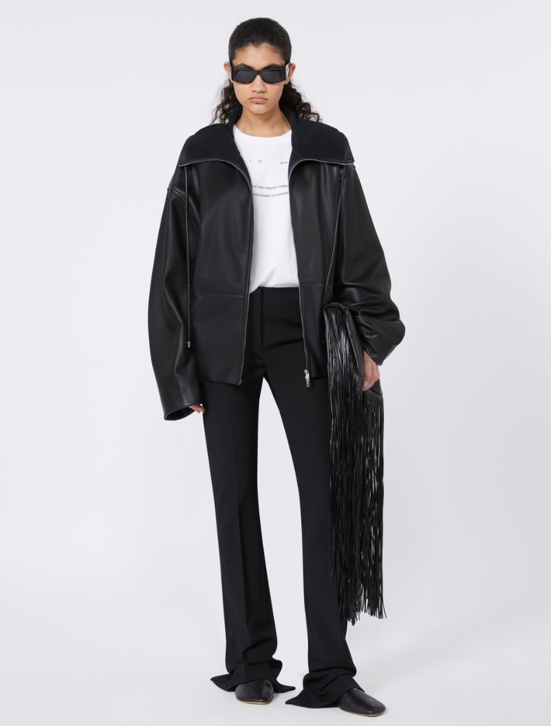 Low-rise stretch trousers - BLACK - Sportmax