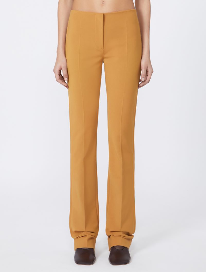 Low-rise stretch trousers - OCHRE - Sportmax - 2